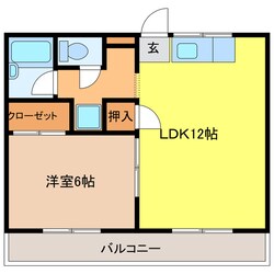 ラビットハウス小山の物件間取画像